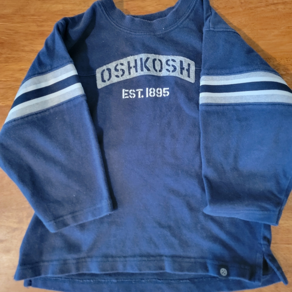 Vintage OSHKOSH Toddler Long Sleeved Shirt. EUC. No stains or tears. Size 4/4T
